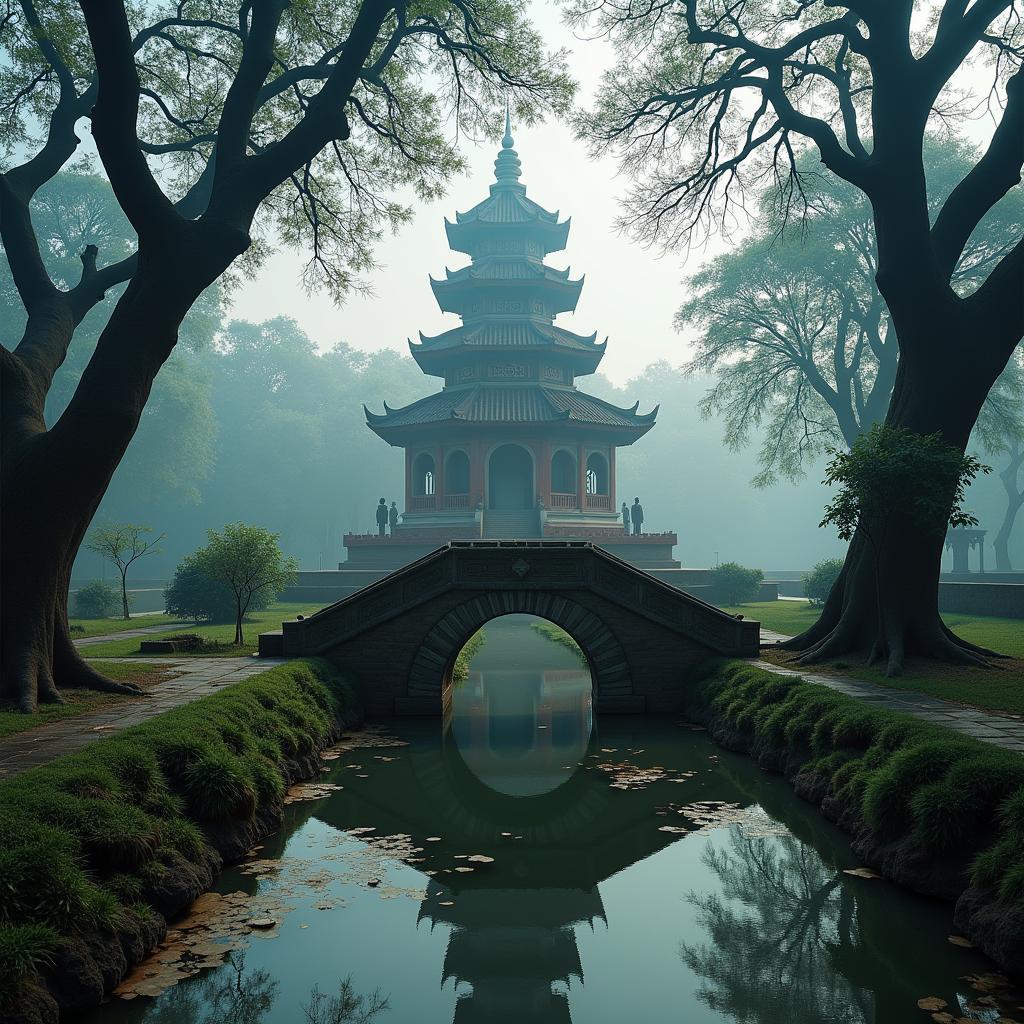 Ngôi chùa Nôm cổ kính tại Văn Giang, Tỉnh Hưng Yên với kiến trúc độc đáo và không gian thanh tịnh