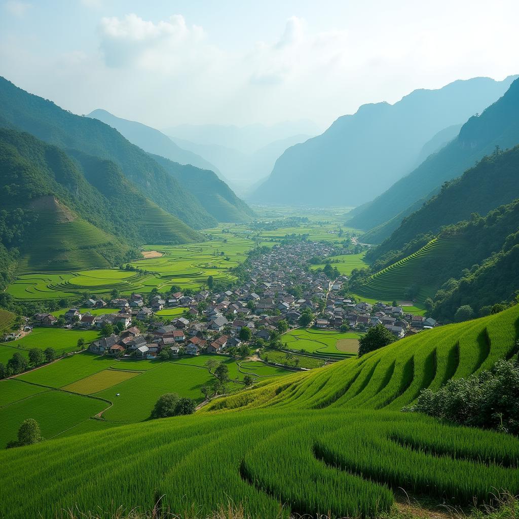 Khám phá vẻ đẹp yên bình của Xã Yên Bình, Tỉnh Lào Cai qua khung cảnh núi rừng