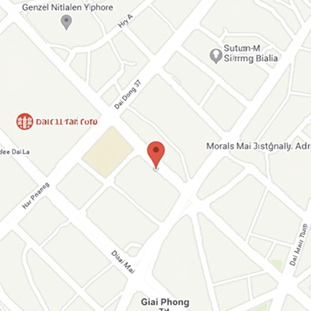Bản đồ vị trí Ngõ 37 Đại Đồng, Hoàng Mai, Hà Nội, gần Giải Phóng, Đại La, bệnh viện Bạch Mai.
