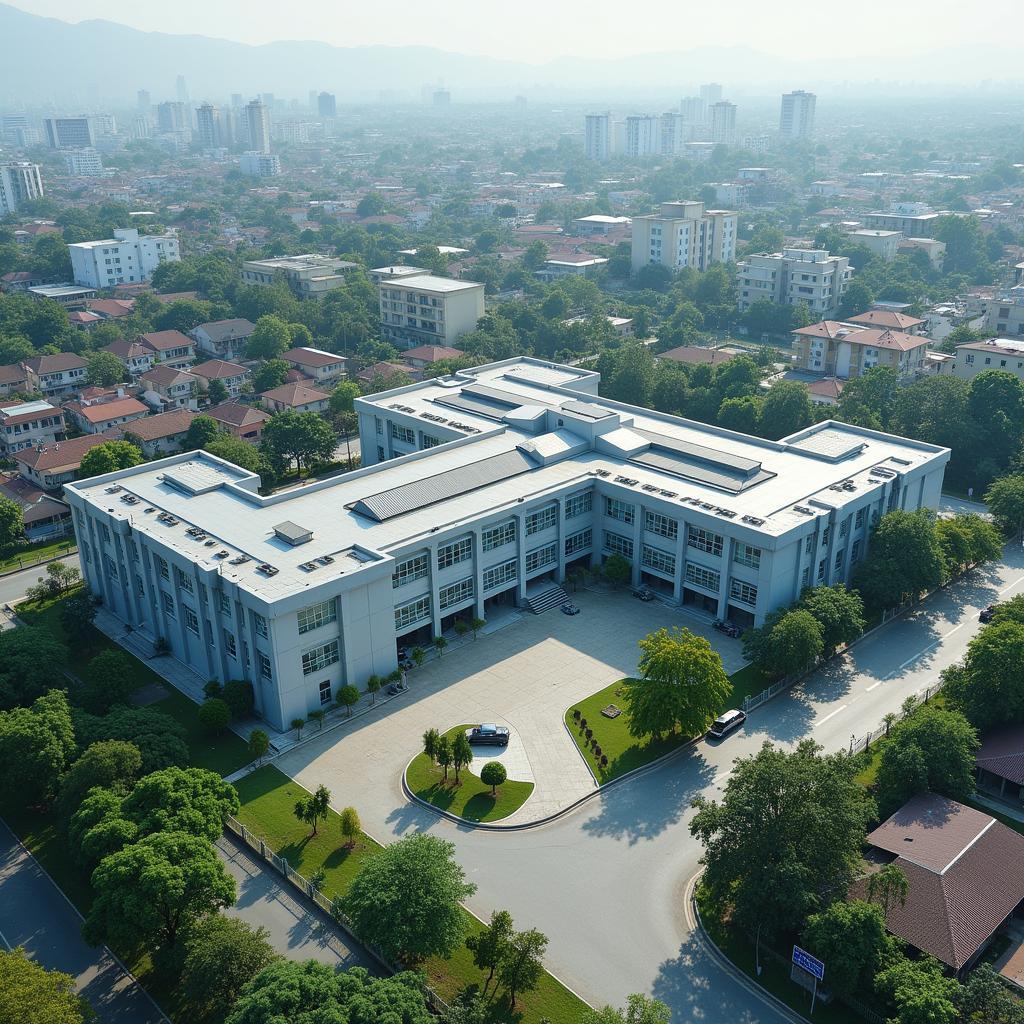 Hình ảnh vị trí Trường THPT Công nghiệp Việt Trì tại phường Thanh Miếu, thành phố Việt Trì, Phú Thọ