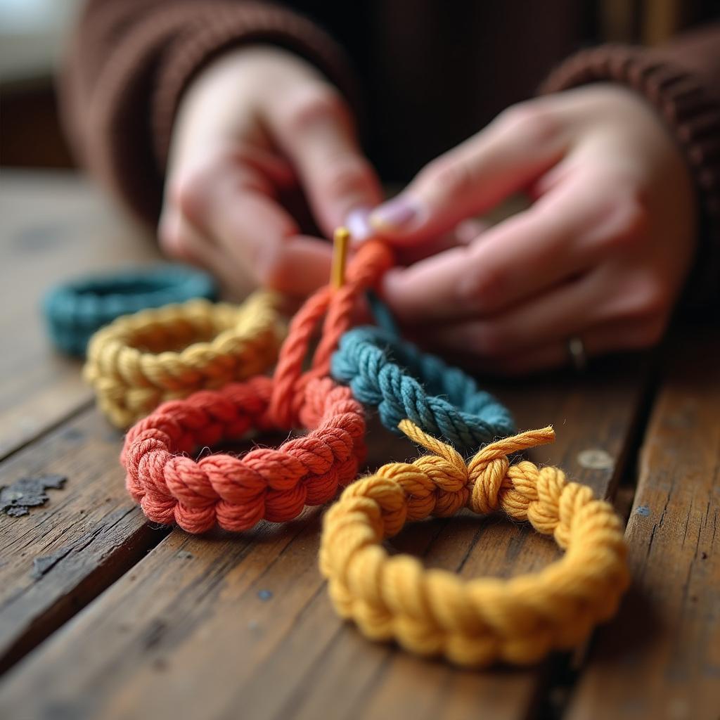 Vòng tay tình bạn handmade nhiều màu sắc làm quà tặng ý nghĩa cho ngày Friendship Day