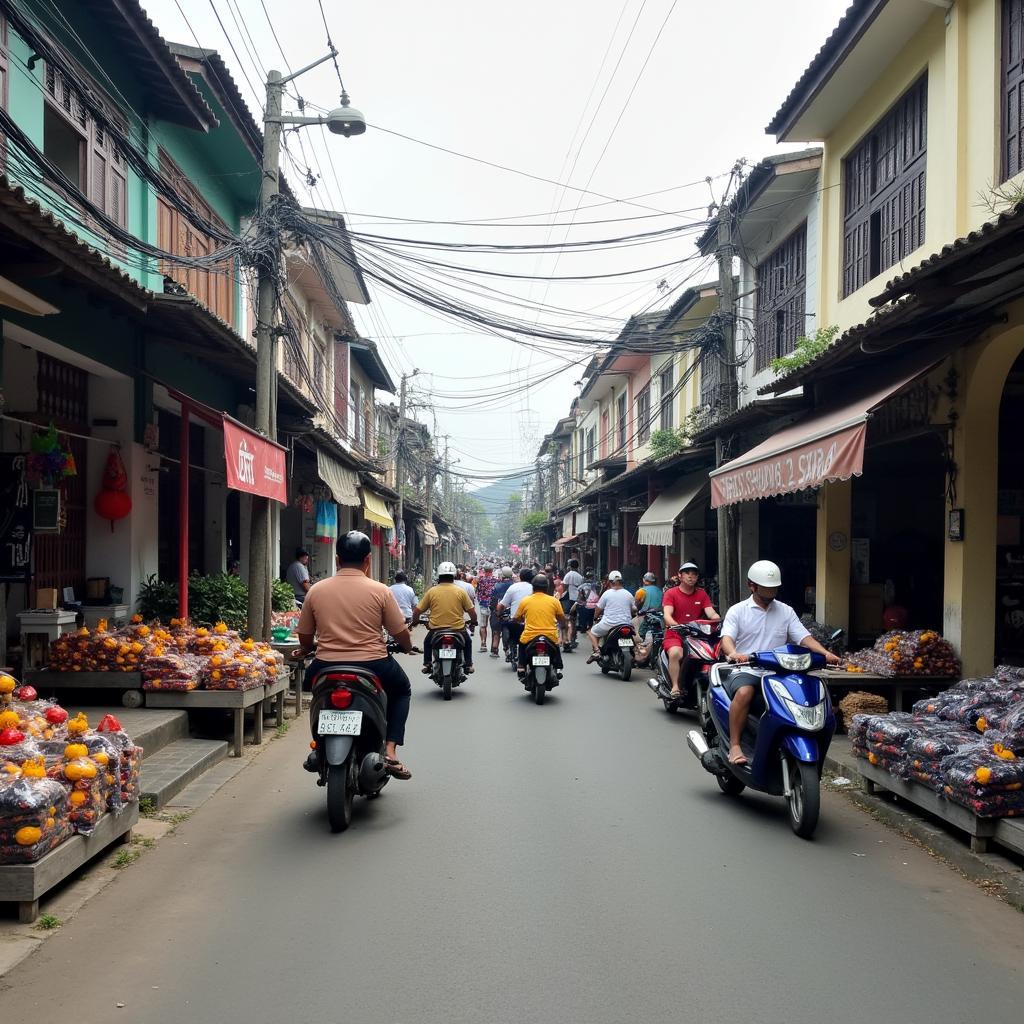 Canh doi song thuong ngay cua nguoi dan o Xa Tan Nhut Huyen Binh Chanh