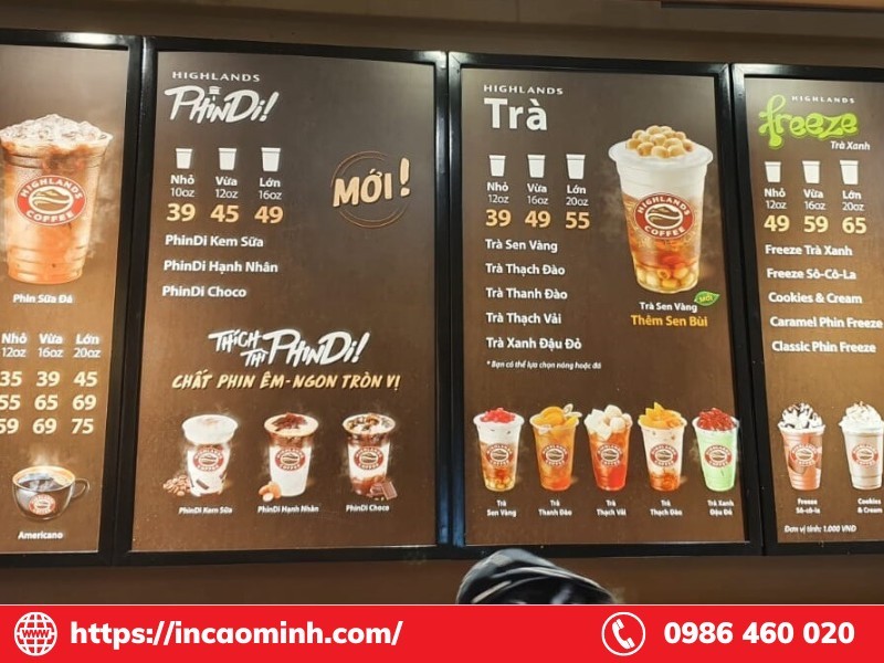 báº£ng menu trÃ  sá»¯a treo tÆ°á»ng