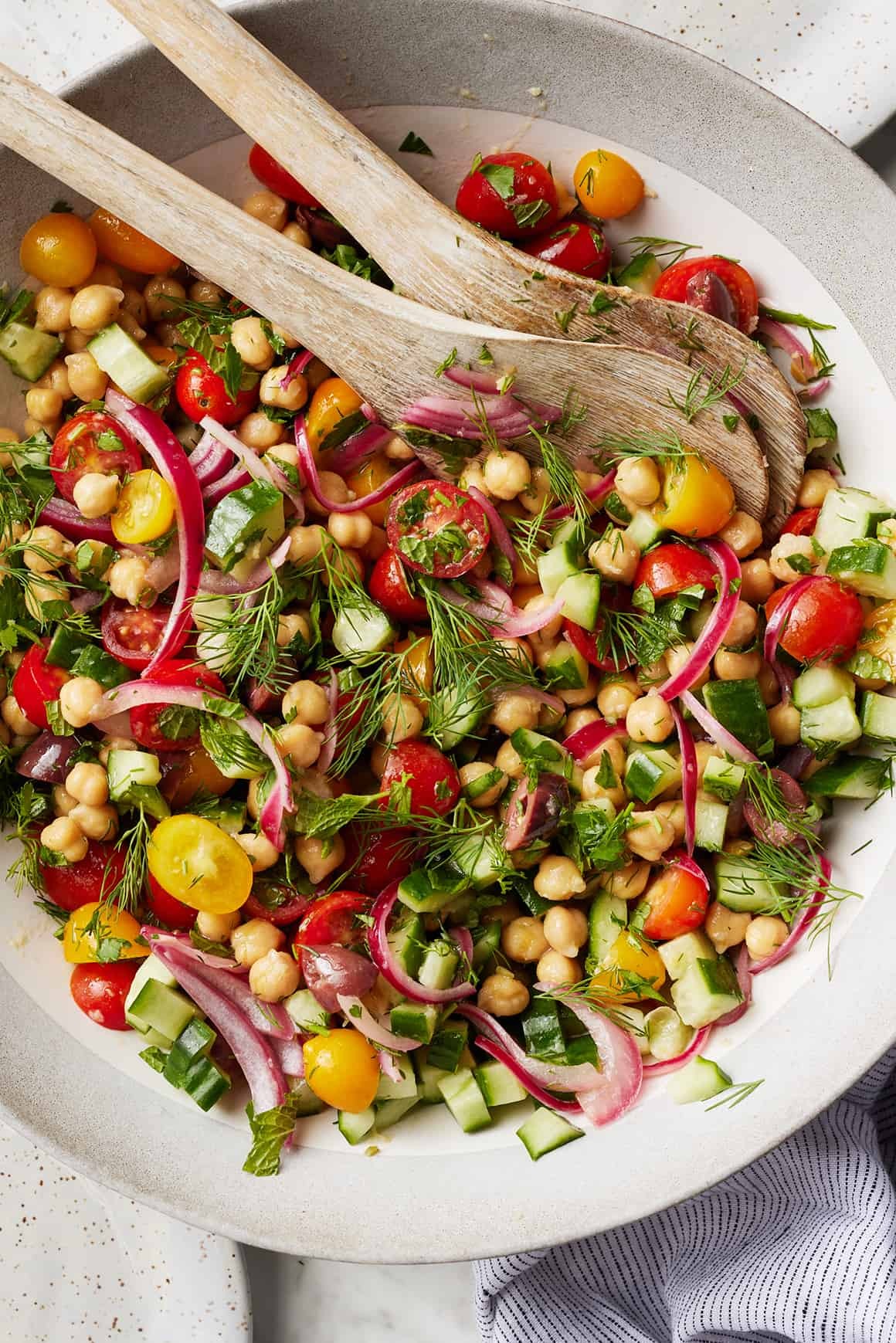 Healthy lunch ideas - Chickpea salad