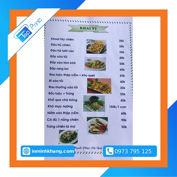menu quan nhau