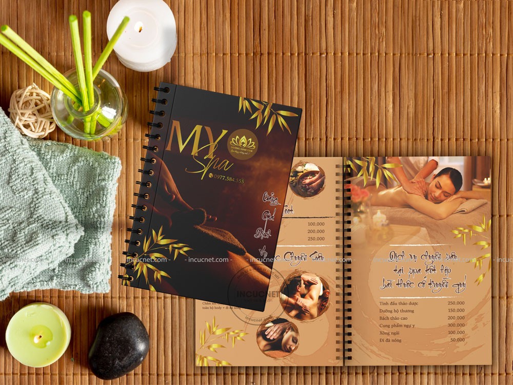 Menu spa lò xo kèm