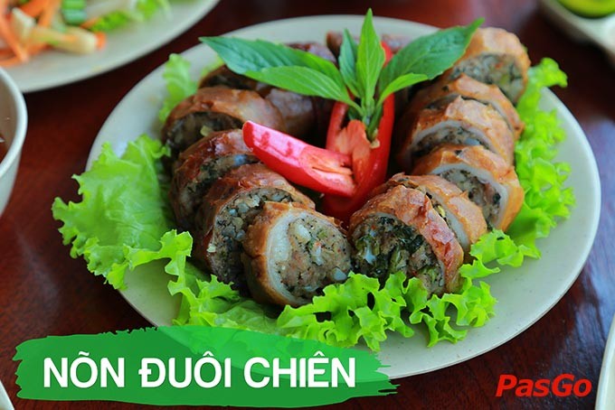 Mẹt nướng xèo xèo - đặc trưng của lòng chát quán menu