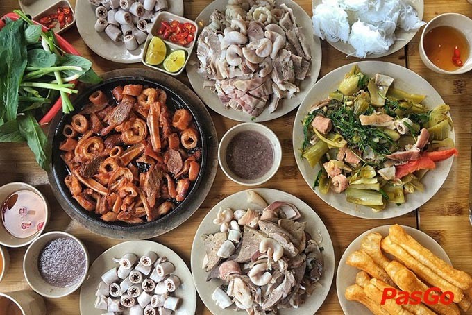 Ngồng tỏi xào cân bằng dinh dưỡng trong lòng chát quán menu