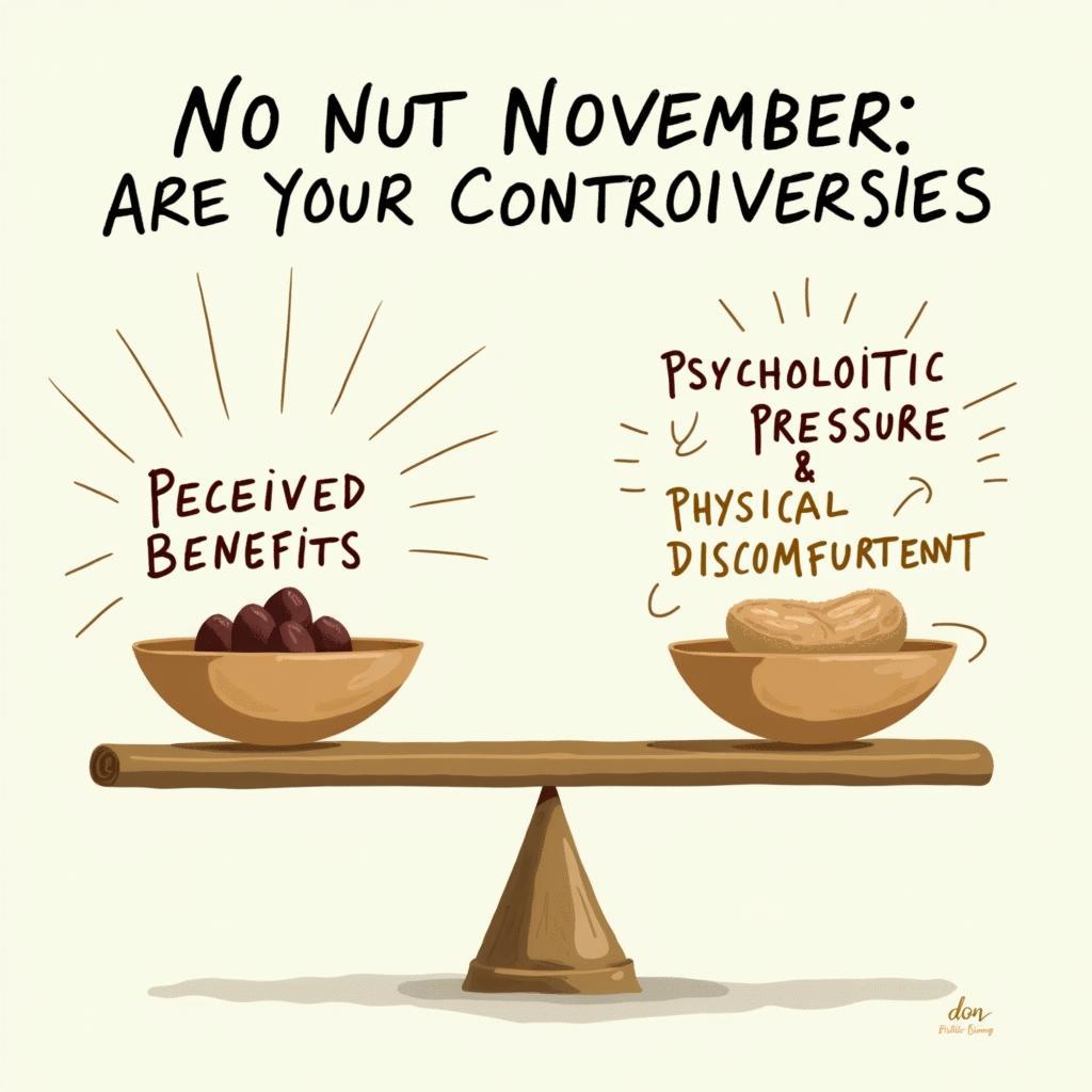 Những tranh cãi và rủi ro của thử thách No Nut November