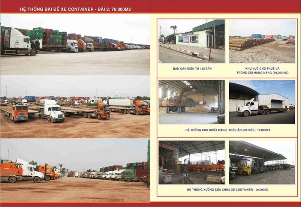 Phương tiện vận tải trong dịch vụ logistics của công ty tnhh vận tải thương mại hà anh