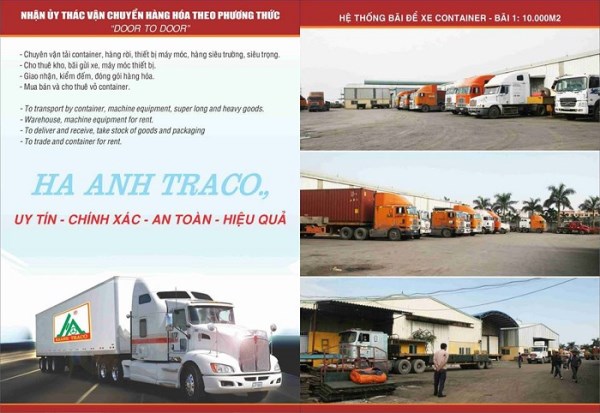 Hoạt động logistics tổng thể của công ty tnhh vận tải thương mại hà anh