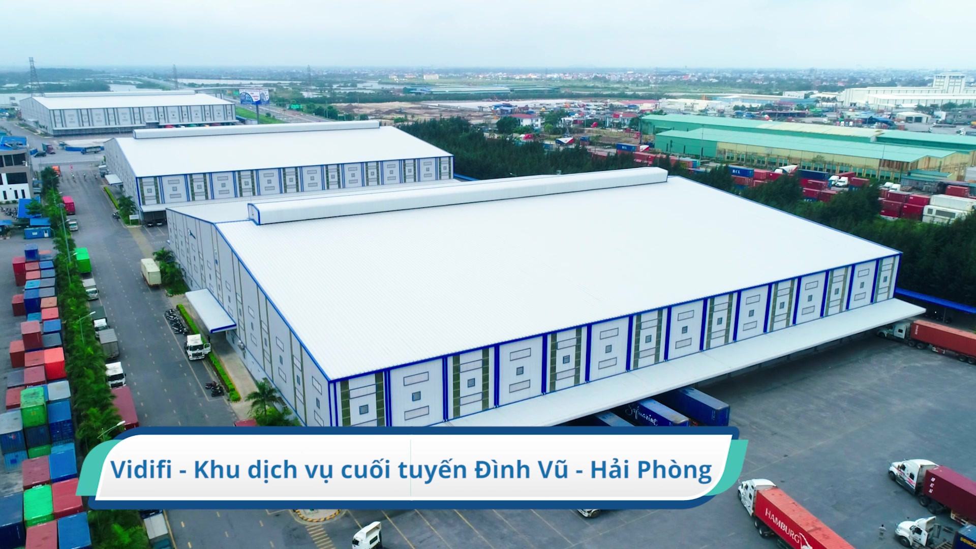 Hình ảnh Dự án Đầu tư Dịch vụ Hạ tầng Cuối Tuyến VIDIFI - Hải Phòng tại Đình Vũ, Hải Phòng, thể hiện vai trò của Công ty TNHH Thương mại và Dịch vụ Đông Á trong phát triển hạ tầng.