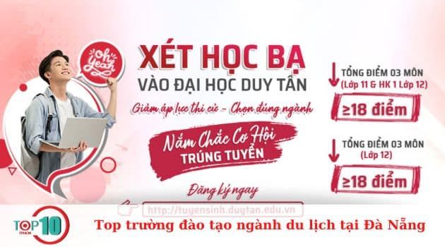 Tuyển sinh Đại học Duy Tân ngành du lịch - một trong các trường đại học đào tạo ngành du lịch Đà Nẵng chất lượng