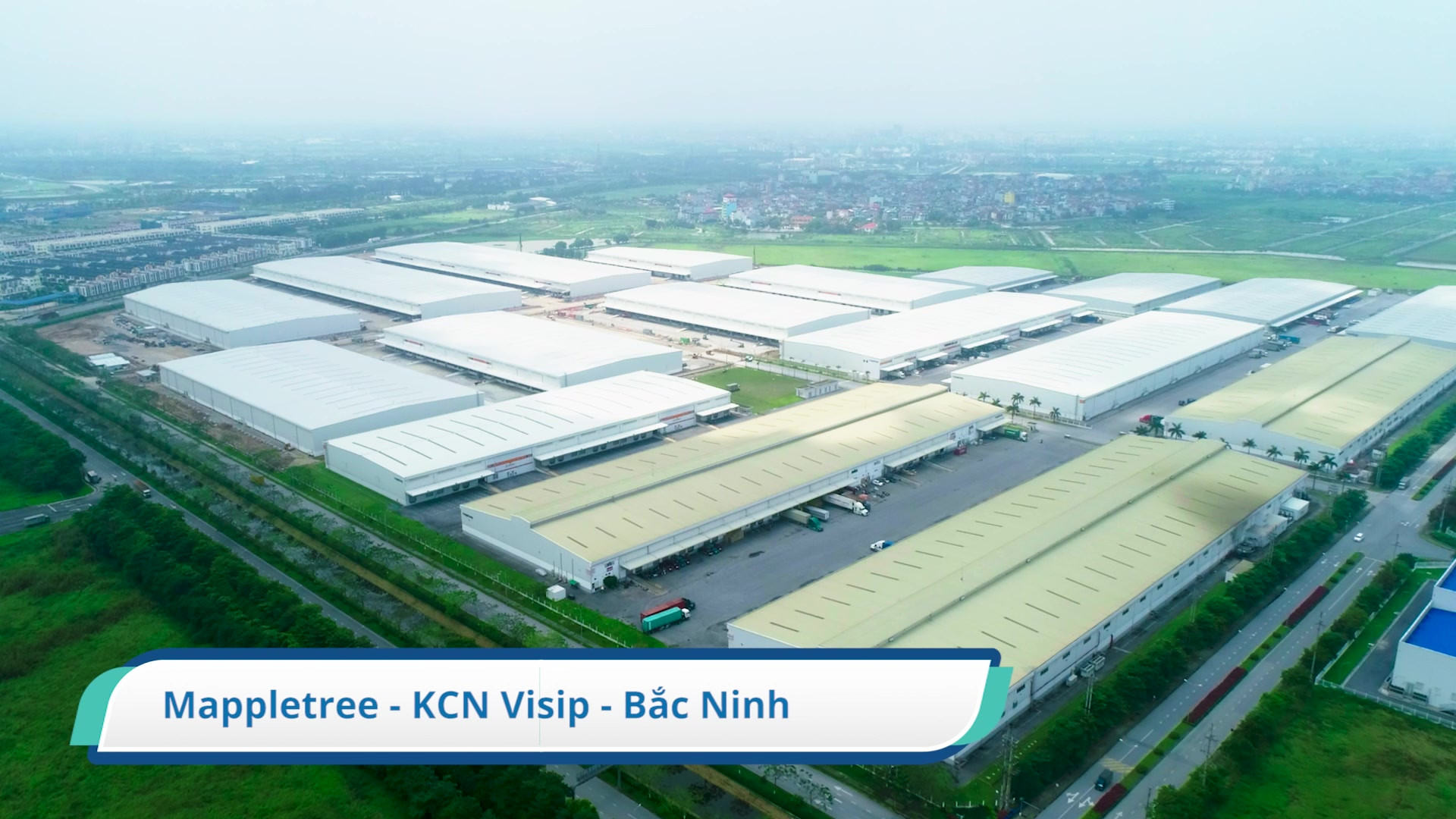 Hình ảnh Dự án Mapletree - Bắc Ninh tại KCN VSIP, Bắc Ninh, một công trình nhà xưởng và kho bãi quy mô lớn của Công ty TNHH Thương mại và Dịch vụ Đông Á.