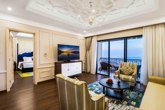 Tầm nhìn tuyệt đẹp ra biển Cửa Lò từ Khu nghỉ dưỡng Melia Vinpearl Cua Hoi Beach Resort