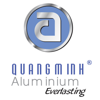 Logo của công ty TNHH Nhôm Thép Quang Minh
