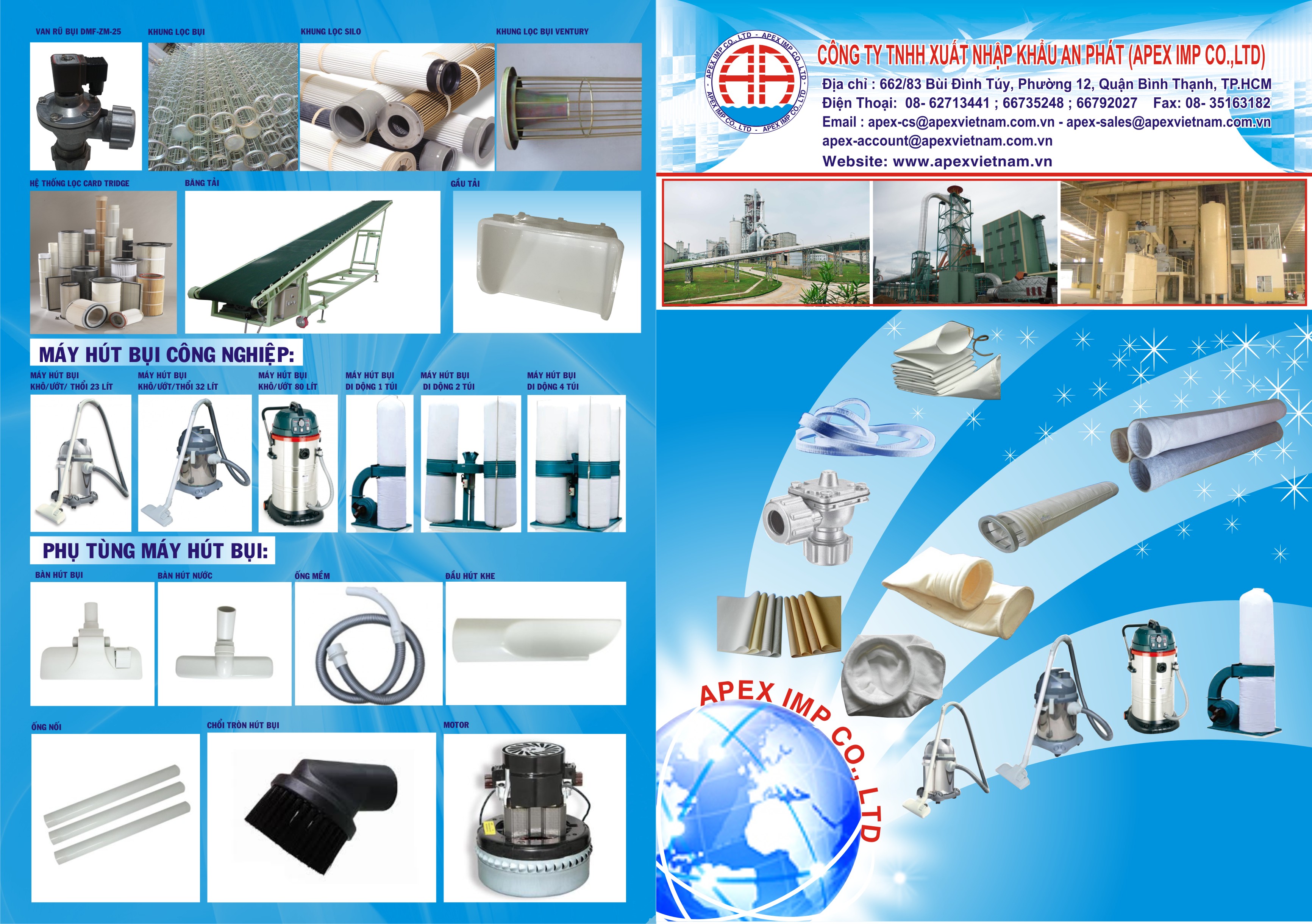 Máy hút bụi công nghiệp mạnh mẽ