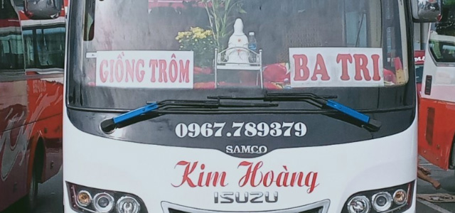 Xe Kim Hoàng Bến Tre đi Cần Thơ