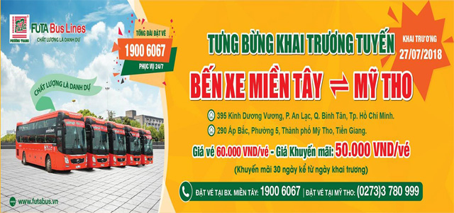 xe Phương Trang Tiền Giang