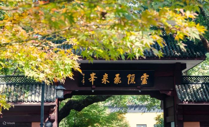 Chùa Linh Ẩn, địa điểm du lịch Chiết Giang thanh tịnh