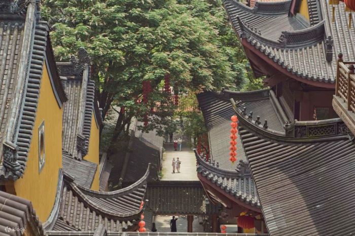 Kiến trúc chùa Linh Ẩn, địa điểm du lịch Chiết Giang linh thiêng