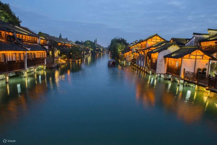 Ô Trấn về đêm, địa điểm du lịch Chiết Giang lãng mạn