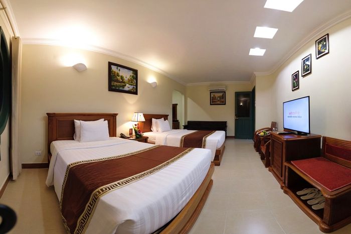 Phòng nghỉ tại Khu du lịch Phương Nam với không gian sang trọng