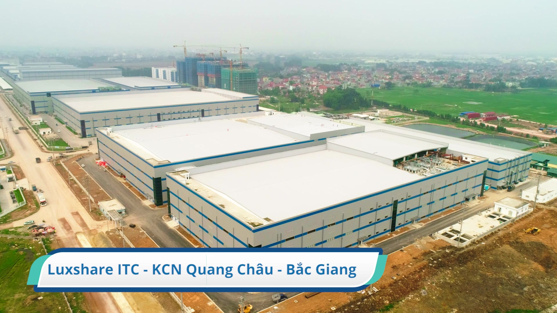 Hình ảnh Dự án Luxshare ICT Quang Châu - Bắc Giang, một công trình nhà xưởng công nghệ cao mà Công ty TNHH Thương mại và Dịch vụ Đông Á đã tham gia.