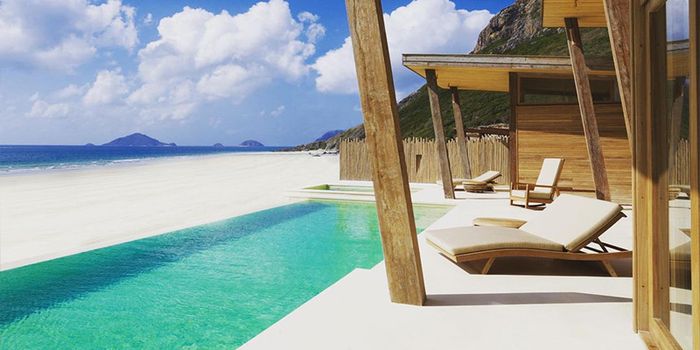 Khu nghỉ dưỡng Six senses Côn Đảo với tầm nhìn ra biển