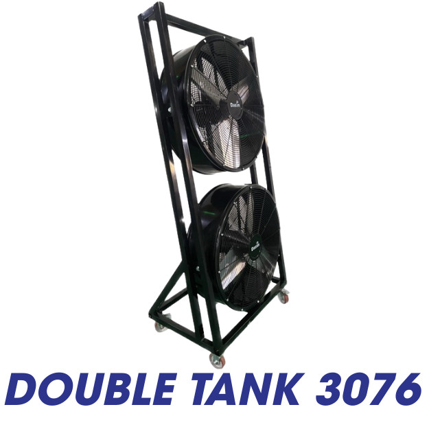 Quạt sàn đôi TANK 3076, cung cấp lượng gió lớn cho không gian công nghiệp