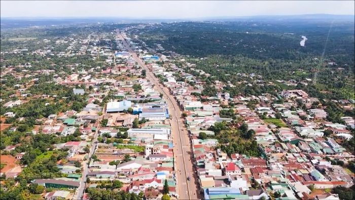Toàn cảnh Krông Búk, Đắk Lắk với khung cảnh thiên nhiên xanh mát