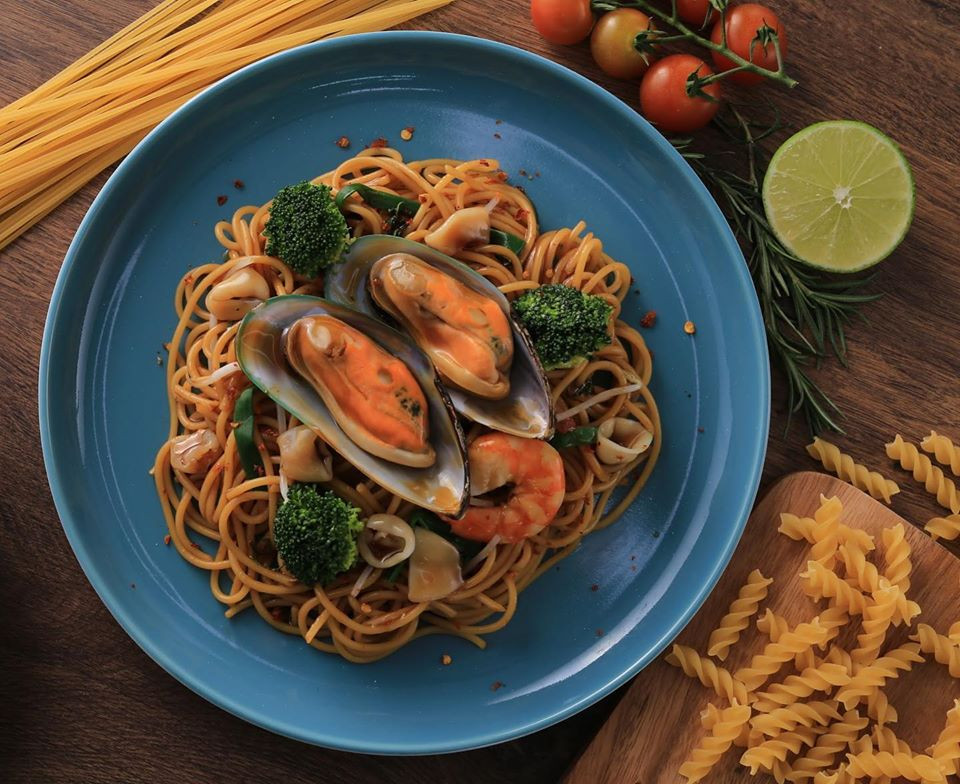 Logo thương hiệu PastaMania, một đối tác nhượng quyền quan trọng của CÔNG TY TNHH QUỐC TẾ LÊ KIÊN