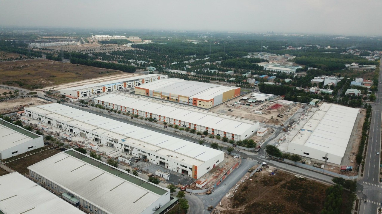 Hình ảnh Dự án Detmold Việt Nam tại Khu VSIP I, Bình Dương, một công trình công nghiệp phía Nam mà Công ty TNHH Thương mại và Dịch vụ Đông Á đã tham gia từ năm 2012.
