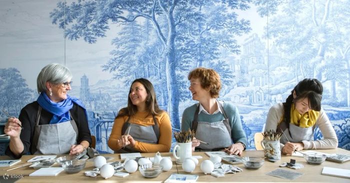 Xưởng gốm Royal Delft, nơi tạo ra thương hiệu gốm Delft Blue nổi tiếng