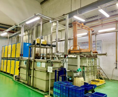 Dây chuyền mạ Crom cứng của công ty tnhh công nghệ hsieh yuan việt nam