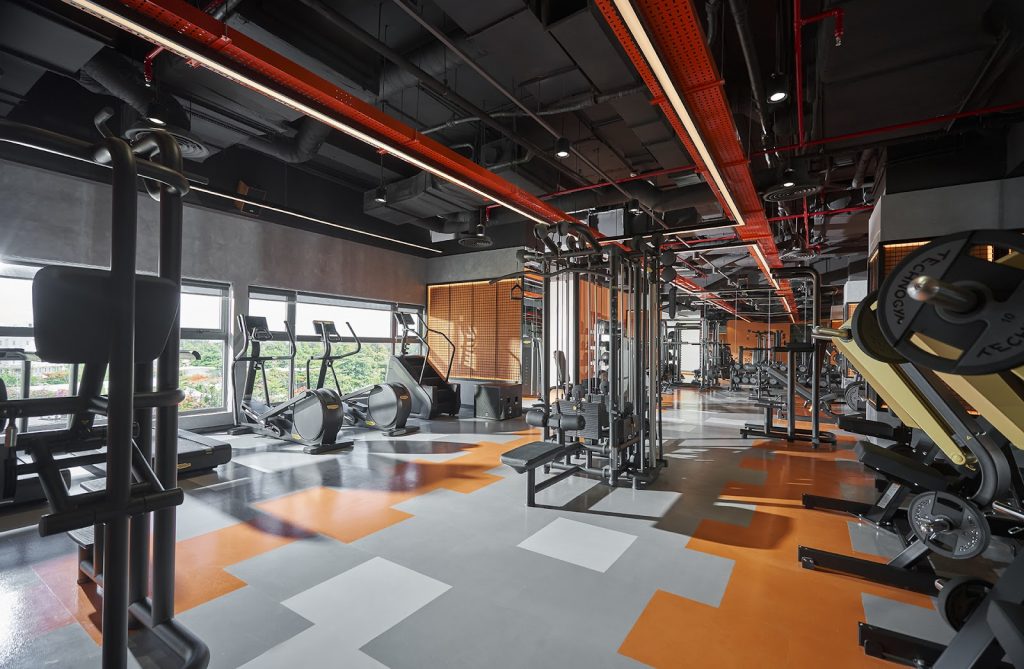 Phòng Fitness Center hiện đại với máy móc cao cấp tại Khách sạn Vias Vũng Tàu Bãi Sau.