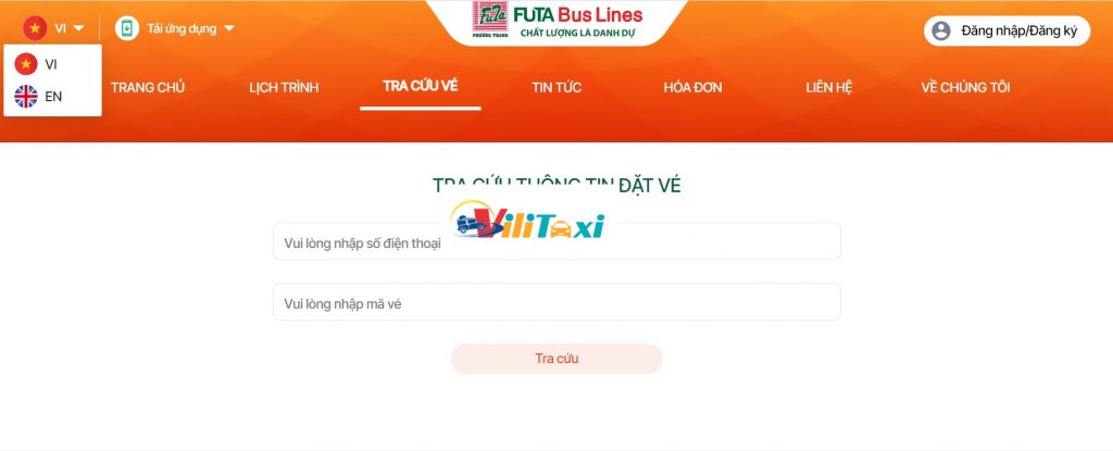 Hướng dẫn tra cứu vé đã mua của xe Phương Trang đi tuyến từ Sài Gòn đến Tri Tôn