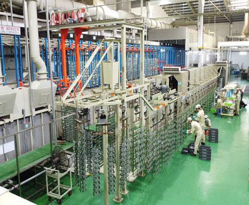 Dây chuyền mạ Kẽm treo của công ty tnhh công nghệ hsieh yuan việt nam