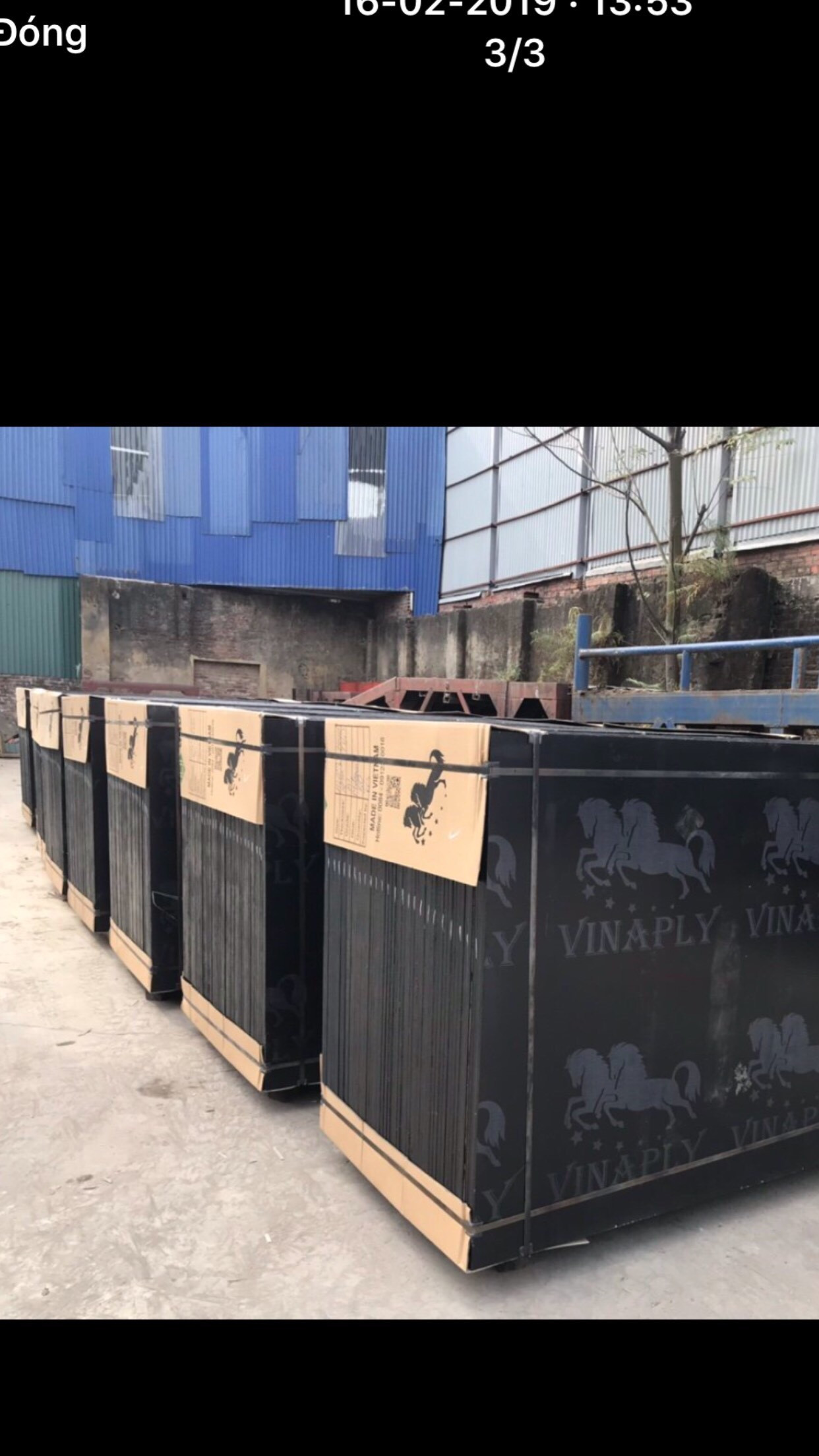 Tấm ván ép phủ phim chất lượng, tối ưu cho công trình của công ty tnhh giàn giáo hùng cường.