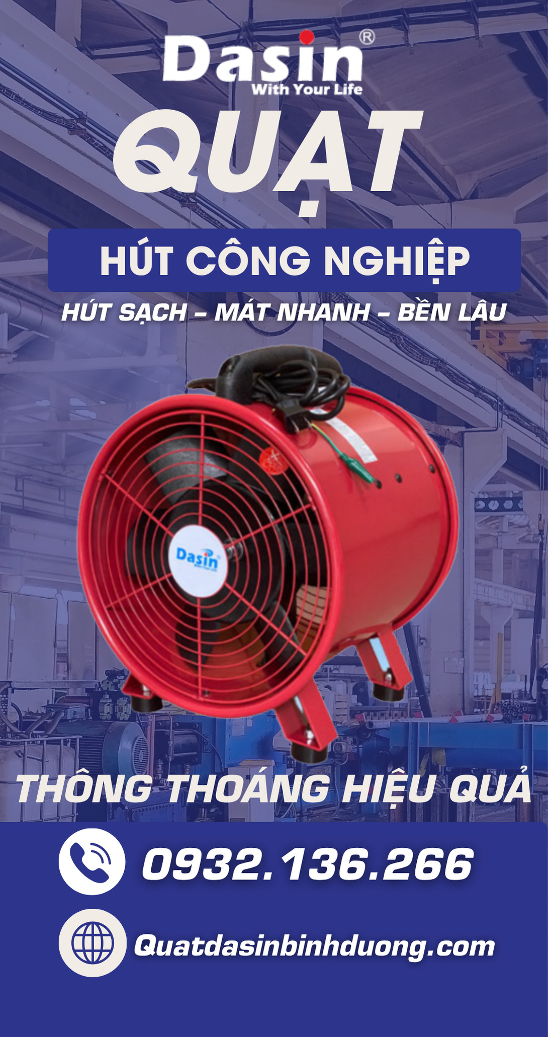 Quạt hút công nghiệp hút sạch, mát nhanh, bền lâu của CÔNG TY TNHH AN CƠ BÌNH DƯƠNG