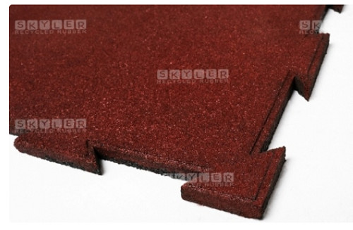 Gạch Cao Su Interlock Phú Việt