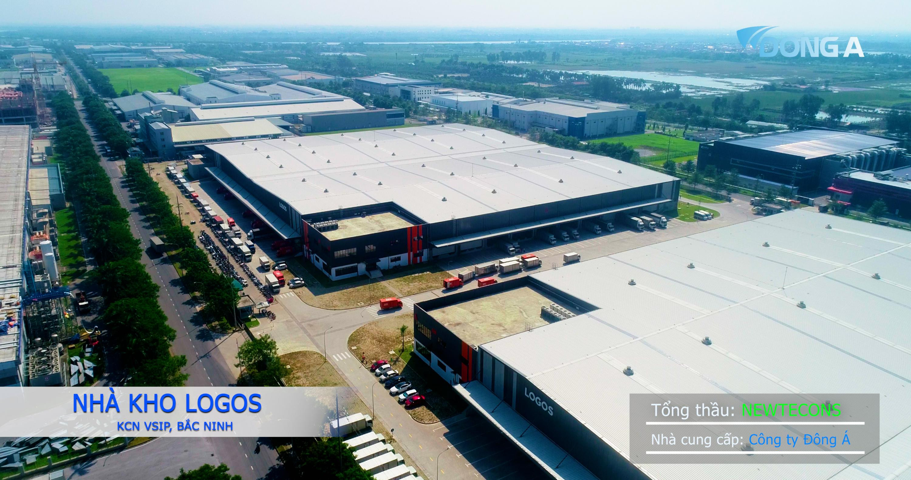Hình ảnh dự án LOGOS - Bắc Ninh tại KCN VSIP, Bắc Ninh, một trung tâm logistics được Công ty TNHH Thương mại và Dịch vụ Đông Á hỗ trợ.