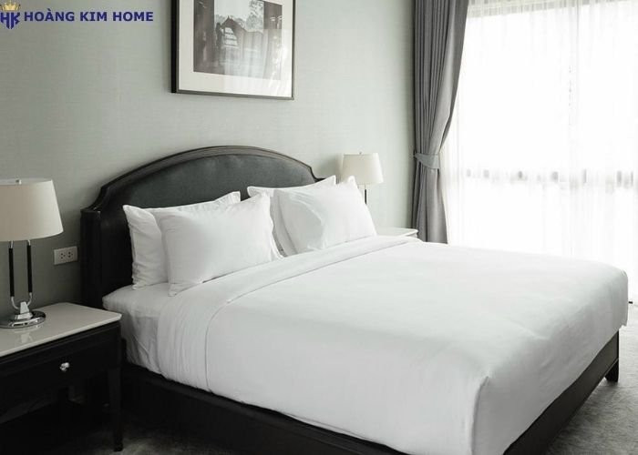 Bộ chăn ga gối đệm cotton cao cấp màu trắng tinh tế dành cho khách sạn sang trọng, nhấn mạnh allintitle:Bán chăn ga gối đệm cho khách sạn chất lượng
