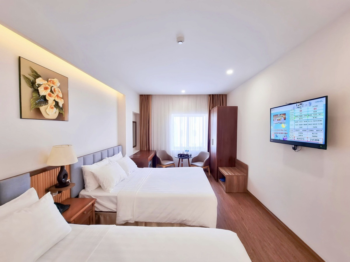 Các phòng tại Xavia được thiết kế hiện đại và trẻ trung