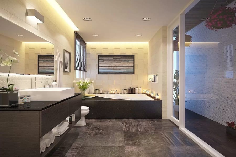 Các vật dụng cá nhân cao cấp trong nhà tắm phòng ngủ khách sạn 5 sao
