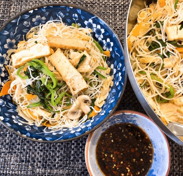 cach lam nuoc tuong an bun don gian, bua an thanh mat