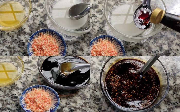huong dan cach lam nuoc tuong an bun, cong thuc co ban