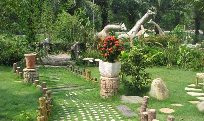 Thiết kế vườn hoa nhỏ đẹp đơn giản