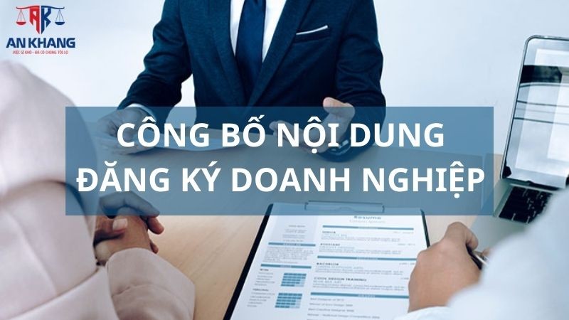 Chi phí công bố nội dung đăng ký doanh nghiệp