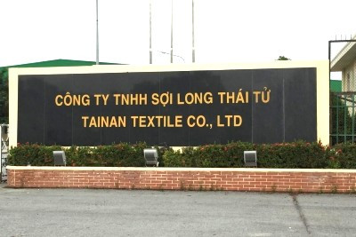 Hình ảnh nhà máy sản xuất sợi quy mô lớn, thể hiện công nghệ và quy trình hiện đại của Công ty TNHH Sợi Long Thái Tử.